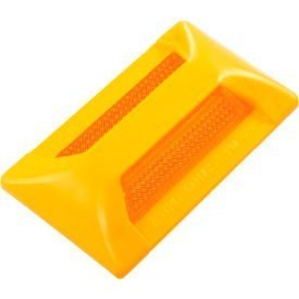 Tapco 102210 PM-24 Pavement Marker, 2" x 4", Amber Reflector, 2 Sides 102210
